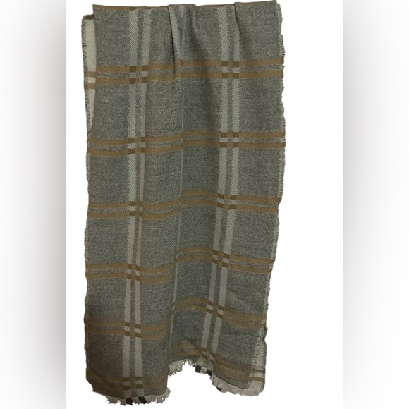 NWT Loft Striped Blanket Scarf - Picture 1 of 11